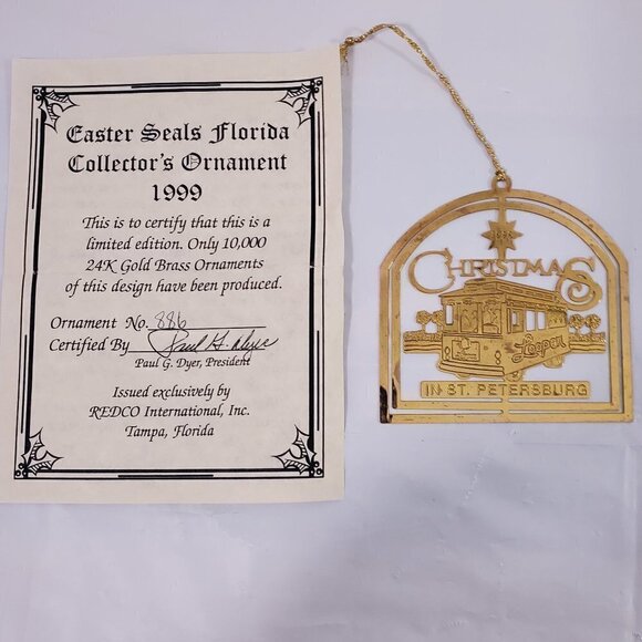 Christmas IN ST. PETERSBURG Florida Ornament - Picture 3 of 11